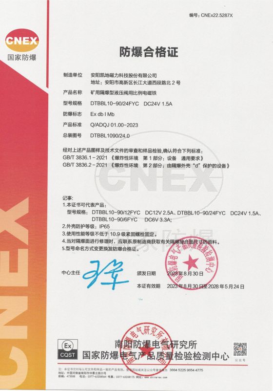 CNEx22.5287X DTBBL10-90FYC I  ϸ֤